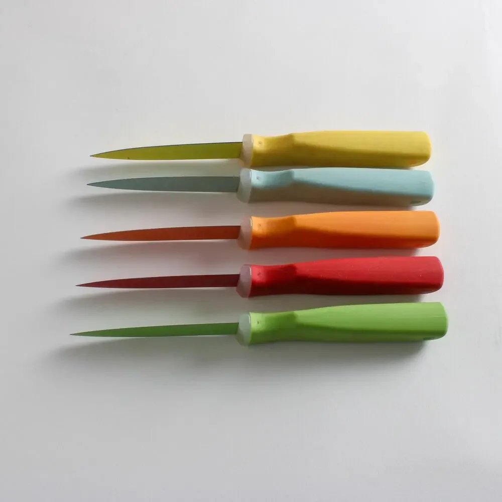 Prepology Ceramic Coated Paring Knives Set of 5